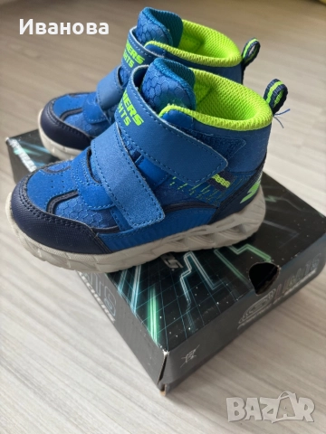 Светещи боти за момче Sketchers, снимка 2 - Детски боти и ботуши - 52261224