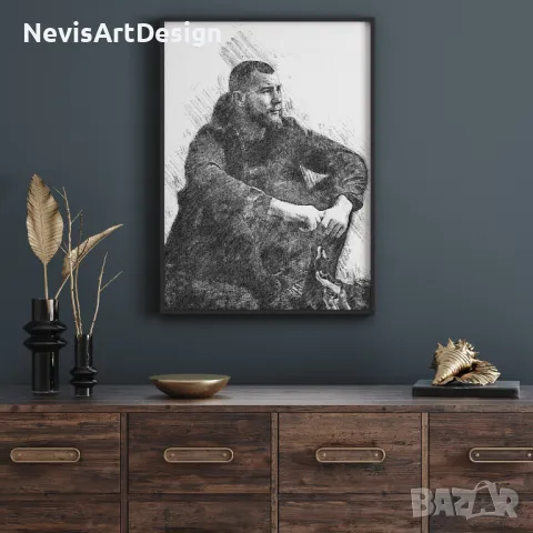 Дигитален портрет - скица, снимка 2 - Картини - 47534041