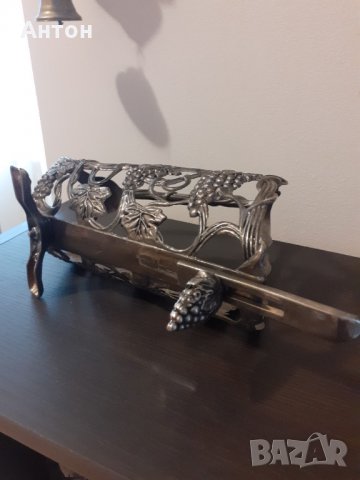 Стойка за Вино Масивна Посребрена, 45 лв, снимка 4 - Декорация за дома - 34211346