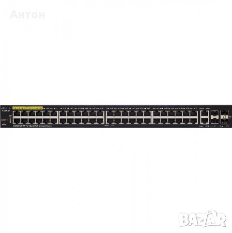 Cisco SG 350-52P 52-Port Gigabit PoE Managed Switch, снимка 1 - Суичове - 34311655