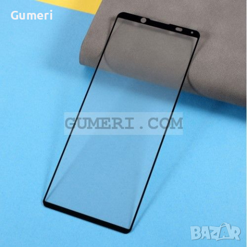 Sony Xperia 5 III Стъклен Протектор За Целия Екран Екран - Full Glue, снимка 3 - Фолия, протектори - 36549452