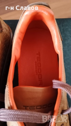 Teodor Leather Sneakers ОРИГИНАЛ! Мъжки ест. кожа!, снимка 10 - Спортно елегантни обувки - 51878058