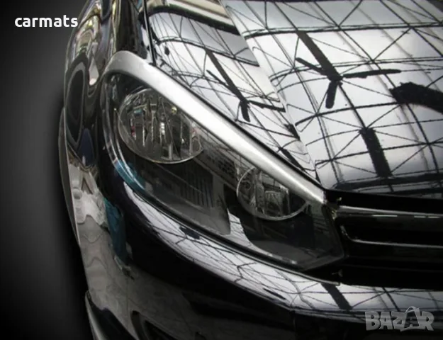 Вежди за фарове за VW Golf 6 (2008–2013) - EU - Черни