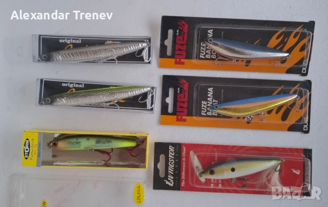 Повърхностни воблери Rapala,Salmo и др., снимка 7 - Такъми - 52098190