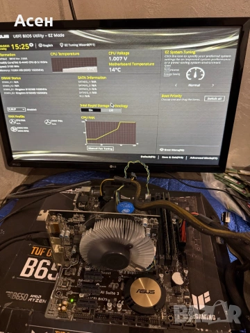 Дънна платка  Asus H97M-E 1150 и процесор  Intel Core i5-4440, снимка 4 - Видеокарти - 47171768