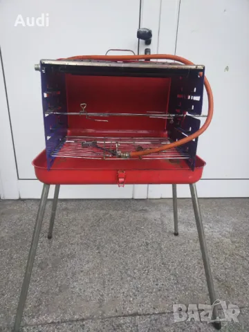 Немско разглобяемо газово барбекю с две горелки.  Марка: CRAMER / Germany Консумация на ГАЗ 348g/h Д, снимка 8 - Газови котлони - 48652745