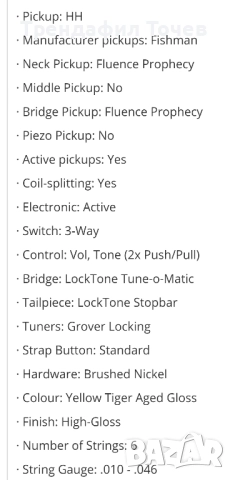 КИТАРА 'Epiphone Flying V Prophecy Yellow Tiger Aged Gloss'., снимка 13 - Китари - 51914105