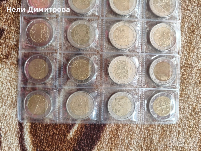 42 броя евро монети с различни гърбове , снимка 5 - Нумизматика и бонистика - 53887080