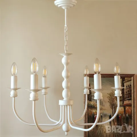 Модерен метален  двоен аплик тип свещ - класическа стенна лампа, снимка 8 - Лампи за стена - 47425746