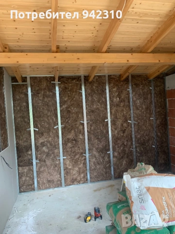 Сухо строителство,монтаж на гипсокартон,шпакловка и машинно боядисване, снимка 8 - Монтажи - 53270084