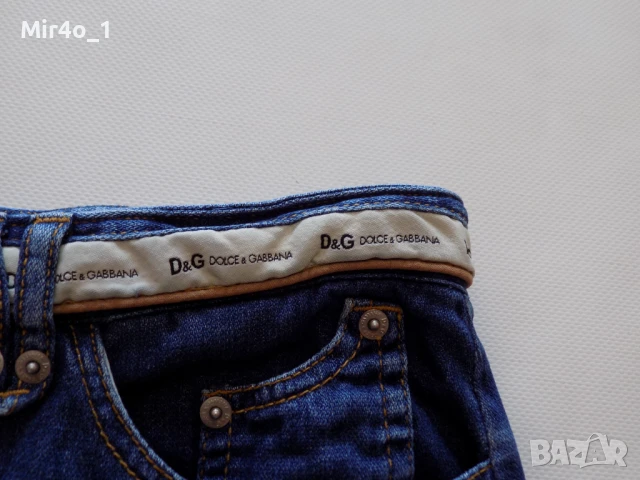 дънкова пола dolce & gabbana къси панталони шорти гащета панталон дамска оригинал размер 32/46, снимка 4 - Поли - 50832587