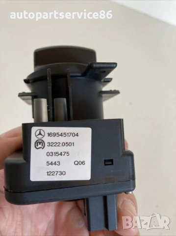 Бутон за фарове CDI за Mercedes A Class A180 W169 (2008) 1695451704, снимка 2 - Части - 54089533