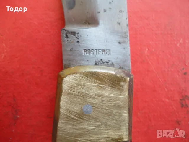 Немски полуавтоматичен джобен нож 11, снимка 2 - Ножове - 50254620