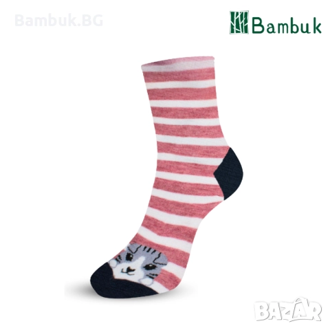 Дамски чорапи за весело настроение “Криещи се котенца”, снимка 14 - Други - 52577579