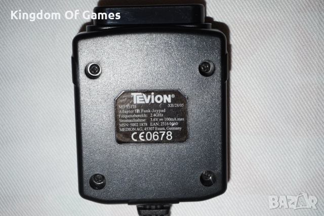 Два броя Оригинални Безжични Контролери Tevion MD 85175 за PC/PS2/XBOX Made In Germany, снимка 4 - Аксесоари - 51810272