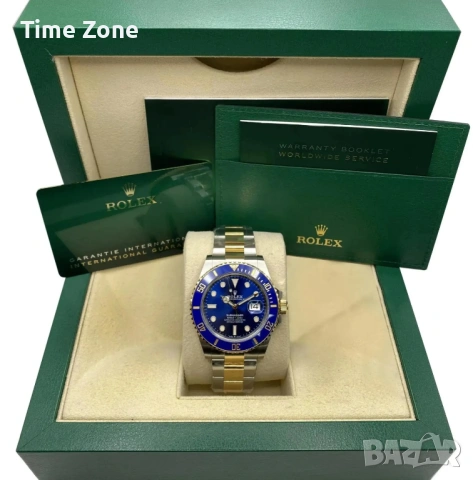 Rolex Submariner 40mm 'Bluesy' Two Tone Yellow Gold Ceramic Automatic Различни Варианти, снимка 2 - Мъжки - 54072847