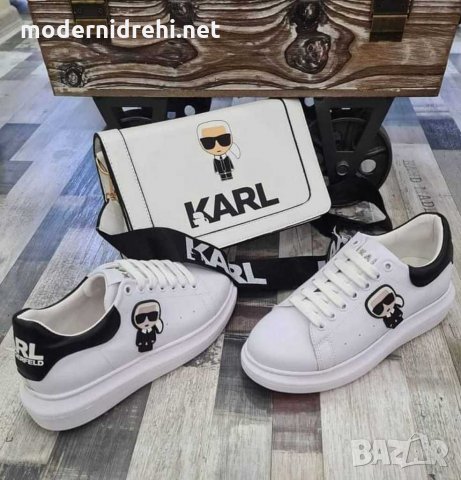 Karl Lagerfeld, Guess, D&G, комплект чанта и маратонки, снимка 6 - Чанти - 30303353
