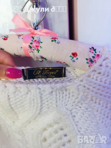 Разкошна рокля/ туника от кашмир 🤍🩷, снимка 7 - Рокли - 49304750