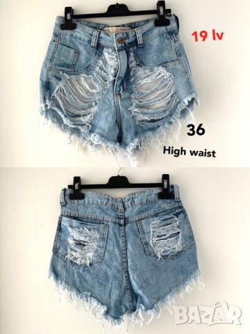 къси дънки пола S 34/36, снимка 16 - Къси панталони и бермуди - 38135228