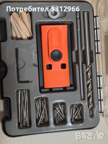 Комплект за скрити сглобки (джобни отвори) Werckmann Hidden Screw Kit – 55 части, снимка 2 - Куфари с инструменти - 55931932