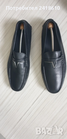 Versace Collection Leather Mens Size 43 - 27.5см ОРИГИНАЛ! Мокасини Естествена Кожа!, снимка 11 - Мокасини - 52092261