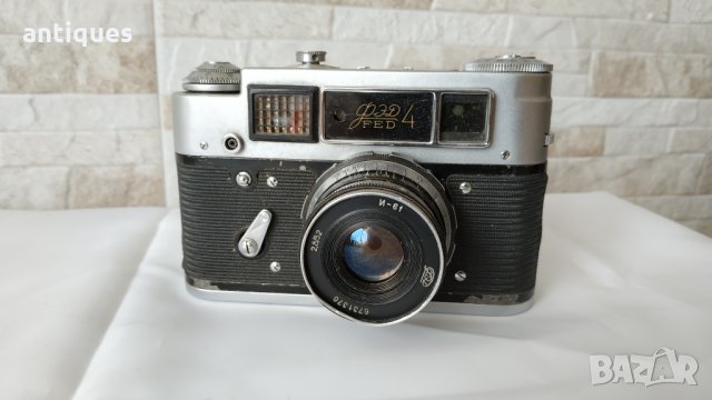 Стар механичен фотоапарат ФЕД 4 - Антика - Сделано в СССР
