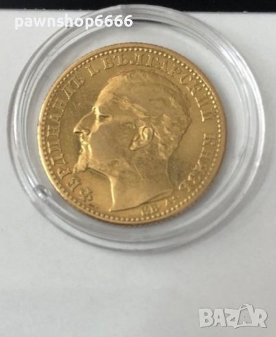 Златна монета 10 лева 1894 голяма буза, снимка 6 - Нумизматика и бонистика - 37893363
