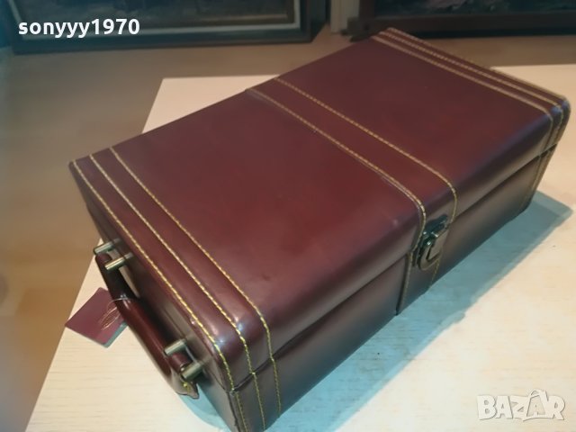 vertini-italy-висококачествен кожен куфар-35х21х13см, снимка 4 - Колекции - 29215759