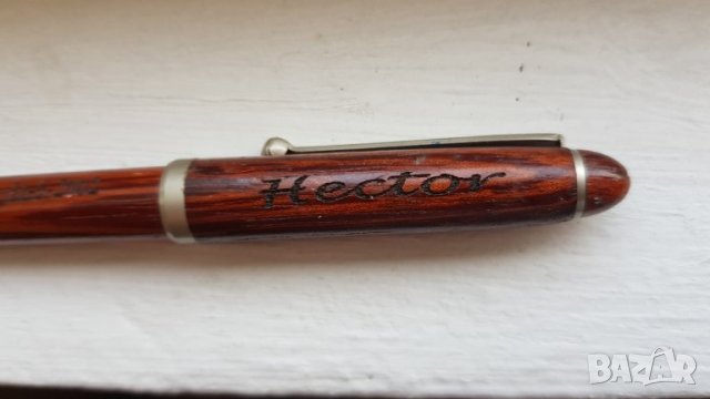 Дървена химикалка hector, снимка 2 - Други ценни предмети - 29814167