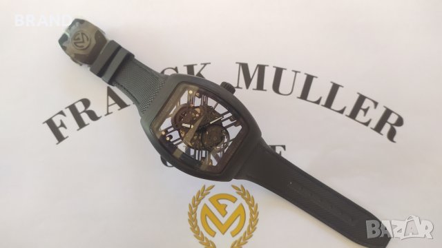 Уникален часовник Franck Muller Vanguard Carbon механичен клас 6А+, снимка 7 - Мъжки - 30281718