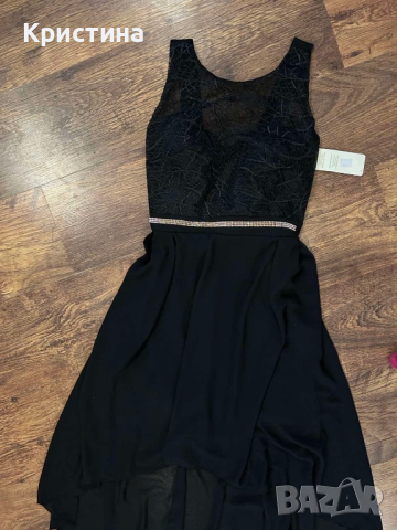 Официална черна рокля , снимка 4 - Рокли - 44586119