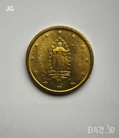 Сан Марино 50 цента 2018 50 цента Сан Марино 2018 50 евроцента Сан Марино , снимка 3 - Нумизматика и бонистика - 54058567