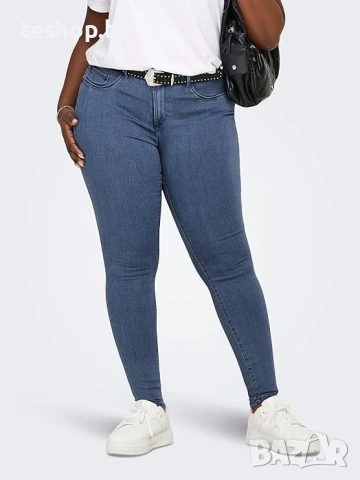 Дънки Оnly Carmakoma DENIM Carthunder Push Up Reg SK MBD Noos 52 размер, снимка 2 - Дънки - 54181232