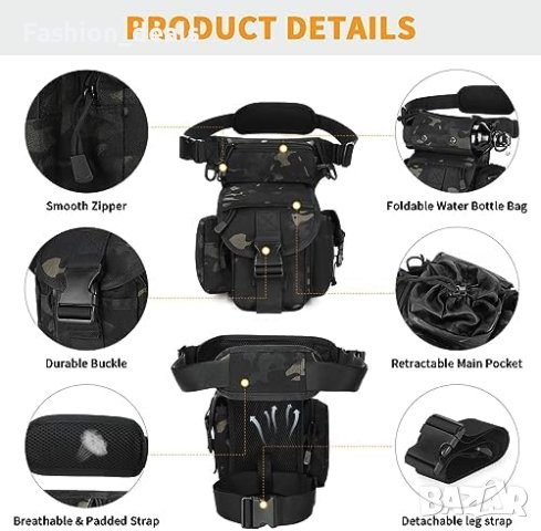 Нова чанта за талията Мотоциклет Къмпинг Спорт Риболов, снимка 3 - Чанти - 42260230