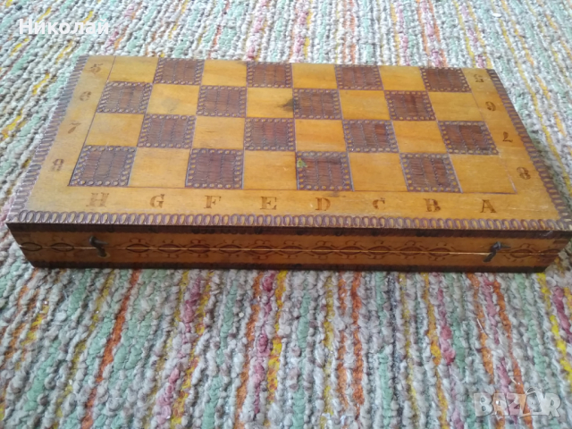 Дървен шах , снимка 5 - Шах и табла - 44728264