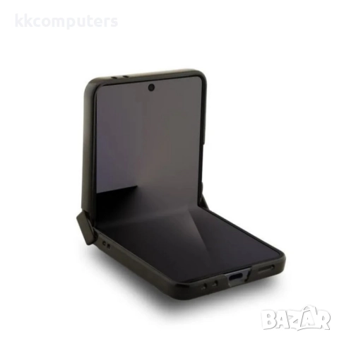 Оригинален кейс Guess 4G Ring Classic Logo MagSafe, За Samsung Galaxy Z Flip7, Черен, снимка 3 - Калъфи, кейсове - 52213911