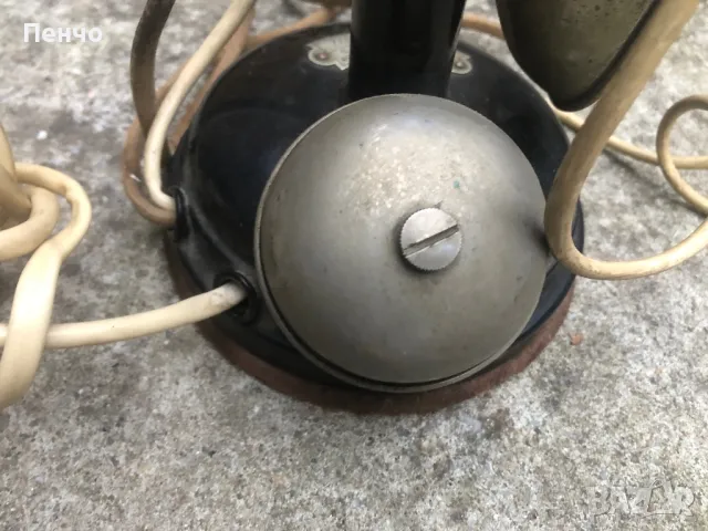 старинен стационарен телефон "THOMSON-HOUSTON" - 1920/40г., снимка 8 - Антикварни и старинни предмети - 48422320