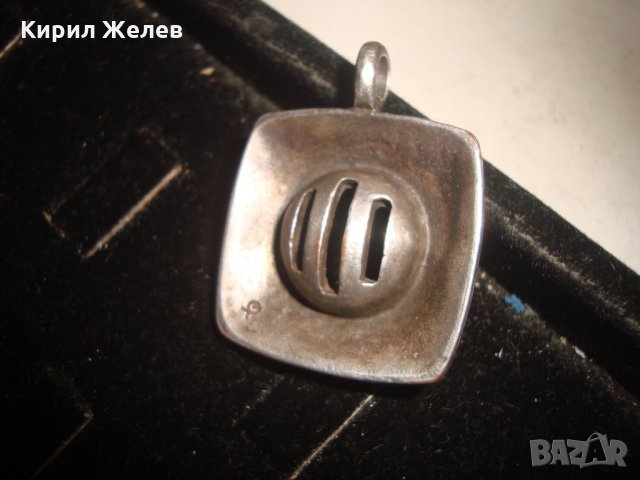 МАРКОВ ДЪЛБОКО ПОСРЕБРЕН АРТ ВИНТИДЖ МЕДАЛЬОН ДИЗАЙНЕРСКИ 1473Г