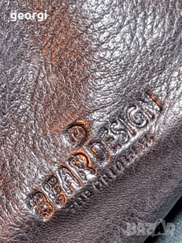чанта от естествена кожа за през рамо Bear Design 34/3, снимка 4 - Чанти - 53932864