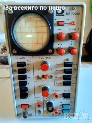 Радиотехника, Осцилоскоп КР 7001 А ( RADIOTECHNIKA  OSCILLOSCOPE KR 7001 A ), снимка 6 - Друга електроника - 29987835