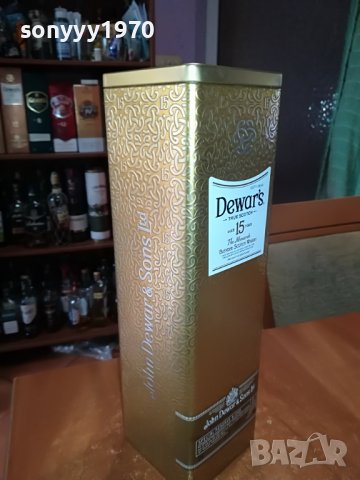 DEWARS 15 YEARS-МЕТАЛНА ПРАЗНА КУТИЯ ЗА КОЛЕКЦИЯ 0109221552, снимка 5 - Колекции - 37868996