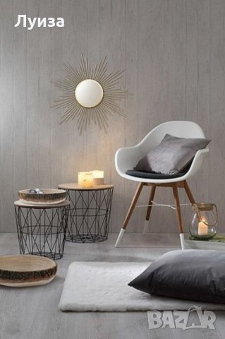 Хит в интериора! Холна масичка-метал и дърво