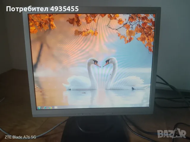 Компактен LCD Монитор 17" / VGA / 5:4 - NEC AccuSync LCD 73v, снимка 3 - Монитори - 56332235