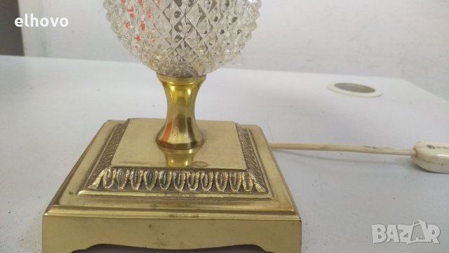 Стара настолна лампа, снимка 4 - Антикварни и старинни предмети - 34964214