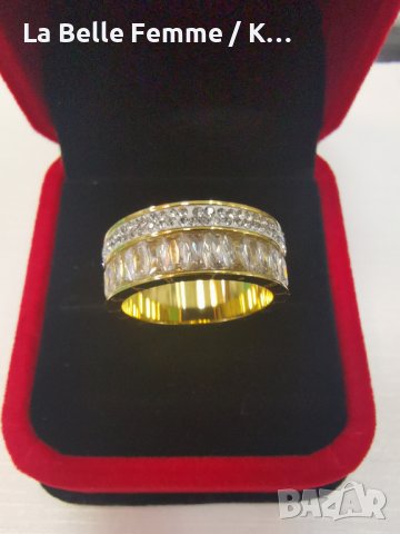 Дамски пръстени от медицинска стомана, снимка 4 - Пръстени - 38698834