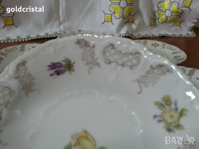 Стар немски порцелан чинийки Бавария , снимка 8 - Антикварни и старинни предмети - 42225159