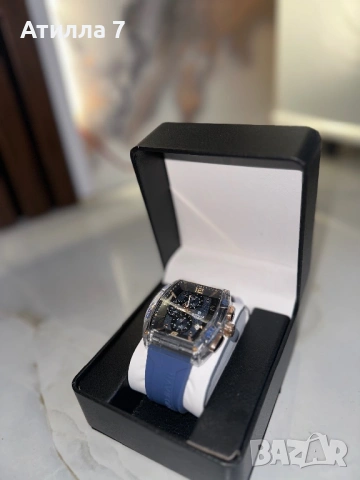 Уникален мъжки часовник NAVIFORCE - спортно-елегантен хронограф, снимка 9 - Мъжки - 54166576