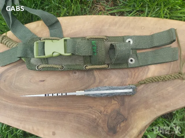 Тактически ловен нож Columbia,фултанг,кания CRKT за колан и бедро, снимка 9 - Ножове - 49660538