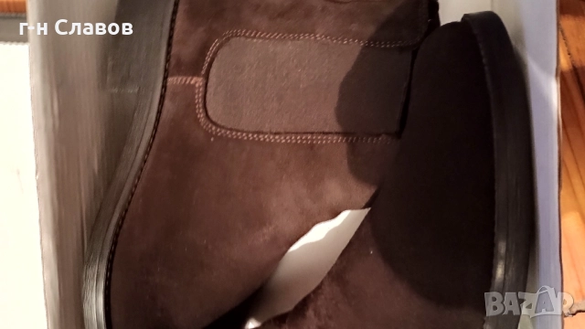 ZARA КОЖА Велур Боти, снимка 18 - Мъжки боти - 52100948