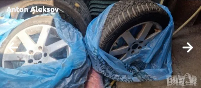Джанти 17 с чисто нови зимни гуми.., снимка 3 - Гуми и джанти - 48300244